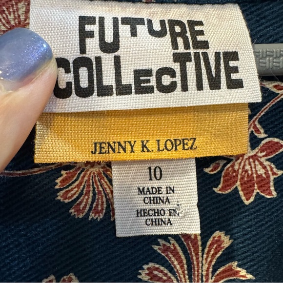 Future Collective Jenny K Lopez Floral Print Long Sleeve Boilersuit Jumpsuit - Picture 2 of 10